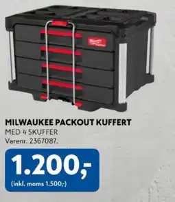 Davidsen Milwaukee packout kuffert tilbud