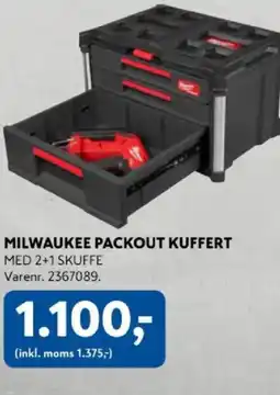 Davidsen Milwaukee packout kuffert tilbud