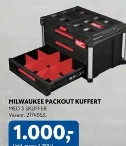 Davidsen Milwaukee packout kuffert tilbud