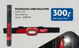 Davidsen Milwaukee arbejdslampe tilbud