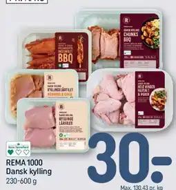 REMA 1000 Dansk kylling tilbud