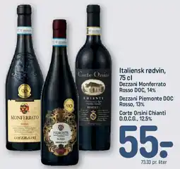 REMA 1000 Italiensk rødvin, 75 cl (Dezzani / Corte Orsini) tilbud