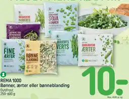 REMA 1000 Bønner, ærter eller bønneblanding tilbud