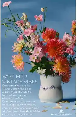 Imerco Vintage Prinsesse vase tilbud