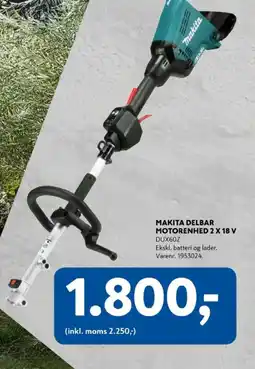 Davidsen Makita Delbar motorenhed 2 x 18 v tilbud