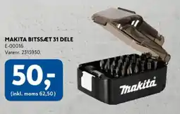 Davidsen Makita Bitssæt 31 dele tilbud