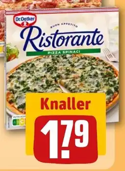 REWE DE Oder ristorante pizza spinaci tilbud