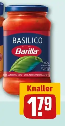 REWE DE Oder pasta sauce basilico tilbud