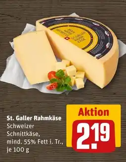 REWE DE St. Galler Rahmkäse tilbud