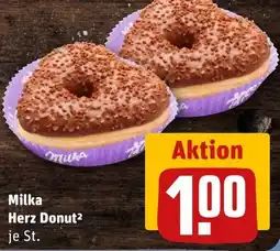 REWE DE Milka Herz Donut² je St. tilbud
