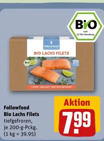 REWE DE Followfood Bio Lachs Filets tilbud