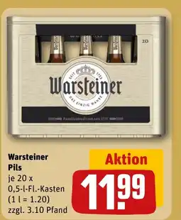 REWE DE Warsteiner Pils tilbud