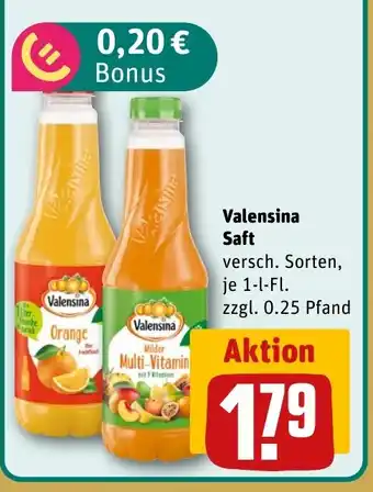 REWE DE Valensina Saft tilbud