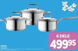 Din Isenkræmmer Grydesæt (6 dele) tilbud