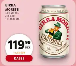 Scandinavian Park Birra Moretti tilbud