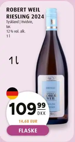Scandinavian Park Robert Weil riesling 2024 tilbud