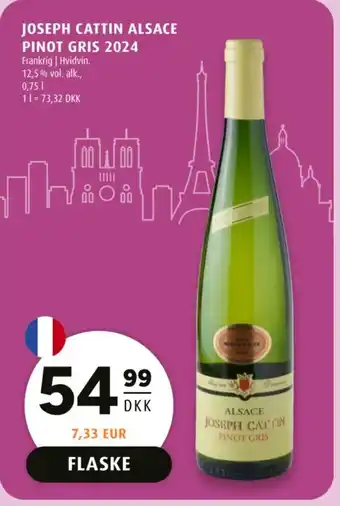 Scandinavian Park Joseph Cattin Alsace pinot gris 2024 tilbud
