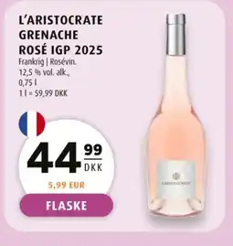 Scandinavian Park L'Aristocrate grenache rosé IGP 2025 tilbud