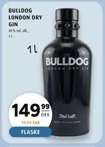 Scandinavian Park Bulldog London dry gin tilbud