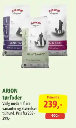Maxi Zoo ARION tørfoder tilbud