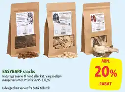 Maxi Zoo EASYBARF snacks tilbud