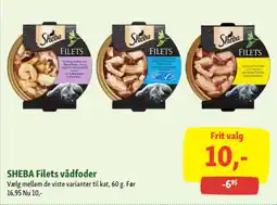 Maxi Zoo SHEBA Filets vådfoder tilbud