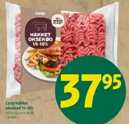 Coop 365 Coop hakket oksekød 14-18% tilbud
