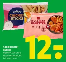Coop 365 Coop paneret kylling tilbud