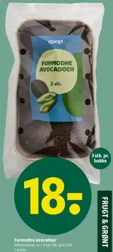 Coop 365 Formodne avocadoer (3 stk.) tilbud