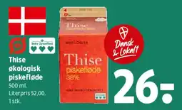 Coop 365 Thise økologisk piskefløde 38% tilbud