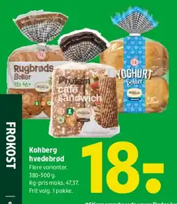 Coop 365 Kohberg hvedebrød tilbud