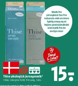Coop 365 Thise økologisk jerseymælk tilbud