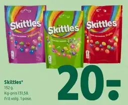 Coop 365 Skittles tilbud