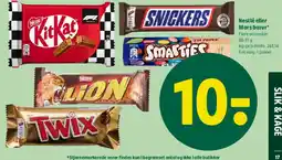 Coop 365 Nestlé eller Mars barer tilbud