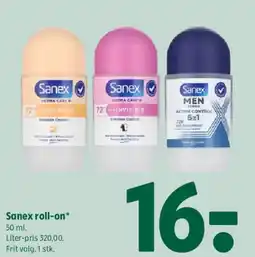 Coop 365 Sanex roll-on tilbud