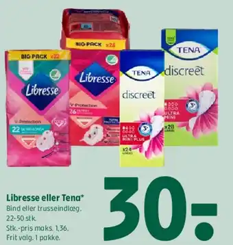 Coop 365 Libresse eller Tena tilbud
