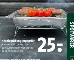 Coop 365 Nordicgrill engangsgrill tilbud