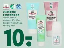 Coop 365 365 Minirisk personlig pleje tilbud