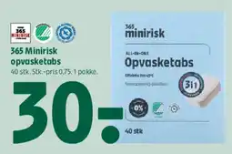 Coop 365 365 Minirisk opvasketabs tilbud