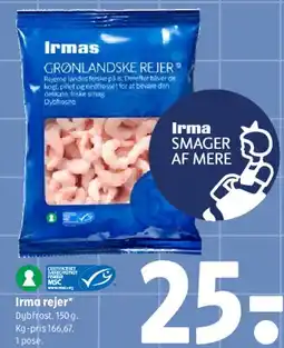 Coop 365 Irma rejer (Grønlandske rejer) tilbud