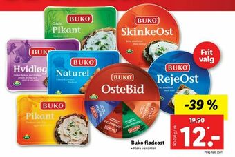 Let-Køb Buko flødeost tilbud