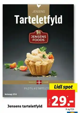 Let-Køb Jensens tarteletfyld tilbud