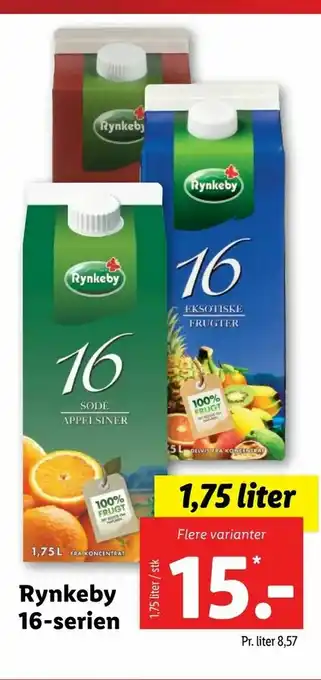 Let-Køb Rynkeby 16-serien tilbud