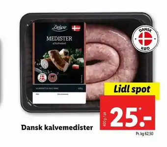 Let-Køb Dansk kalvemedister tilbud