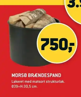 XL-BYG Morsø brændespand tilbud