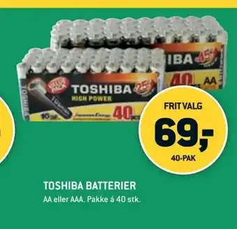 Toshiba batterier