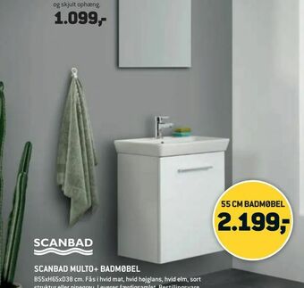 XL-BYG Scanbad multo+ badmøbel tilbud