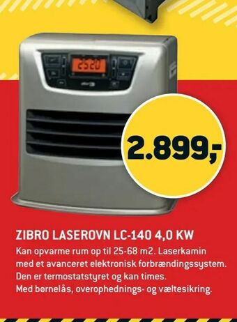 XL-BYG Zibro laserovn lc-140 4,0 kw tilbud