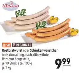 Citti Rostbratwurst oder Schinkenwürstchen tilbud
