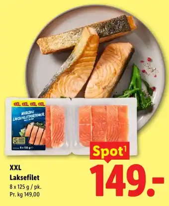 Lidl XXL Laksefilet tilbud